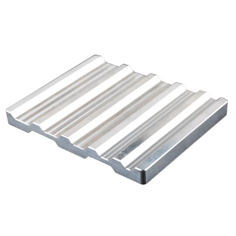 Tabla Multifuncional de Aluminio de 7 Ranuras para Enrollar Plomos, Enrollador de Plomos Biselado y Accesorios de Pesca