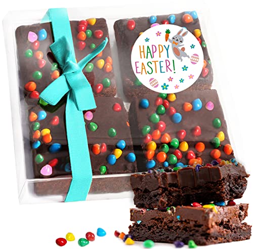 Easter Brownies Cookies Gift Basket