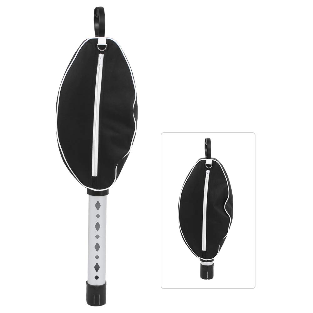 Luocute Raccoglitore di Palline da, capacità di 80 Palline | Telaio in Alluminio, Nylon Resistente All'acqua, Raccogli Palline Senza Piegarsi, Design Pieghevole, Borsa Telescopica