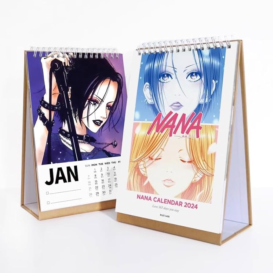 Amazon.co.jp: Nana Calendar 2024 Nana Osaki Nana Komatsu Fiscal
