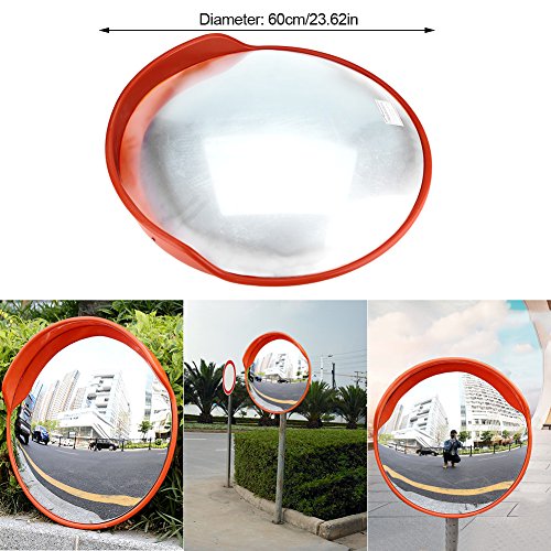 Miroir de circulation 60cm convexe à 130 degrés résistant aux intempéries