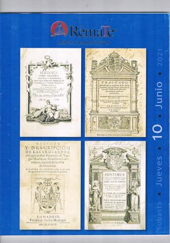 Genérico Revista el remate subastas libros y manuscritos junio 2021