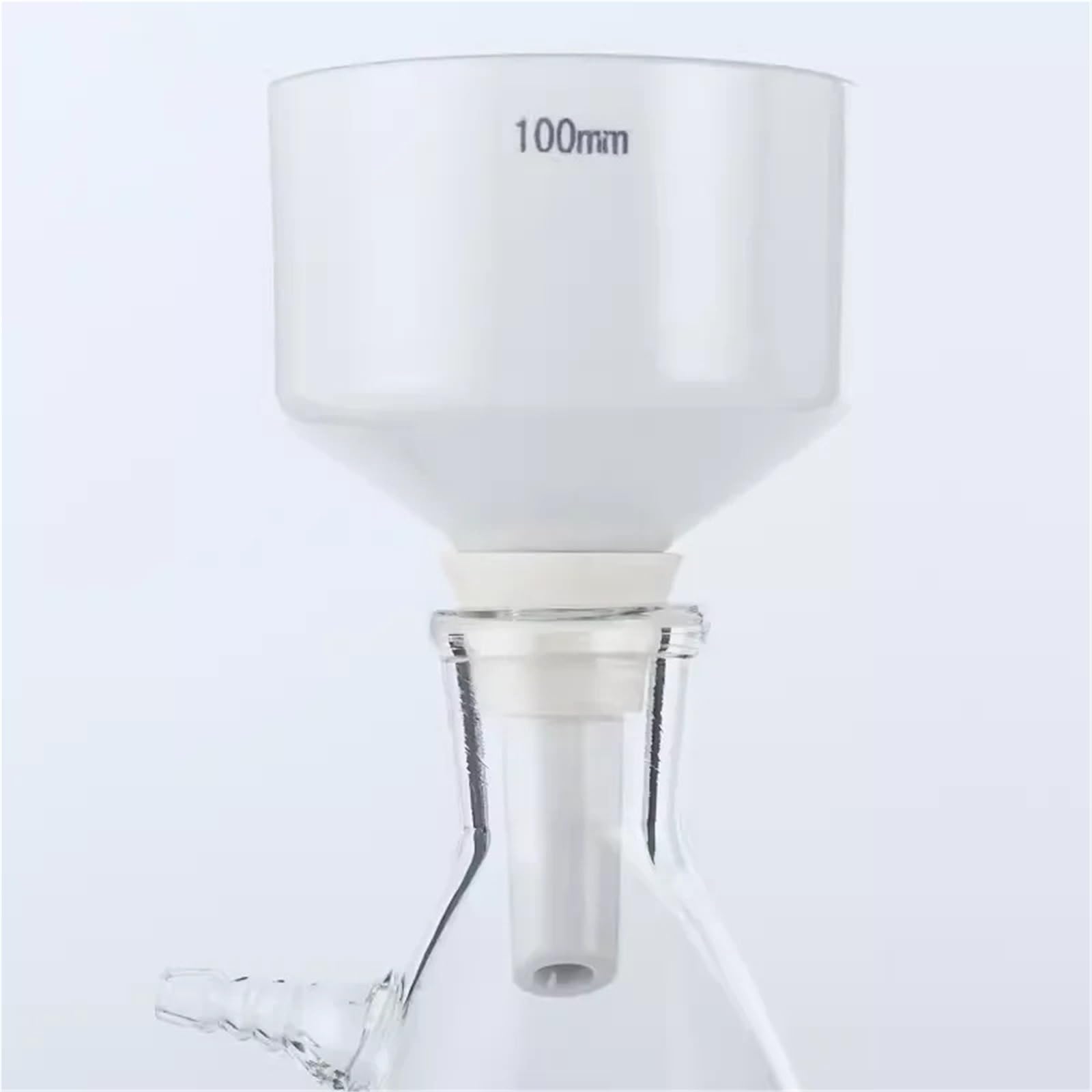500 ml Saugflasche + 100 mm Büchner-Trichter, Filtrationsset, mit dickwandigem Gläser, Laborchemie