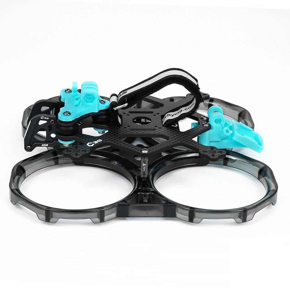 per AxisFlying Cineon C30 3 Pollici FPV Drone Frame Kit Cinewhoop Supporto per DJI O3 per RC FPV Freestyle Racing Drone(Blue)