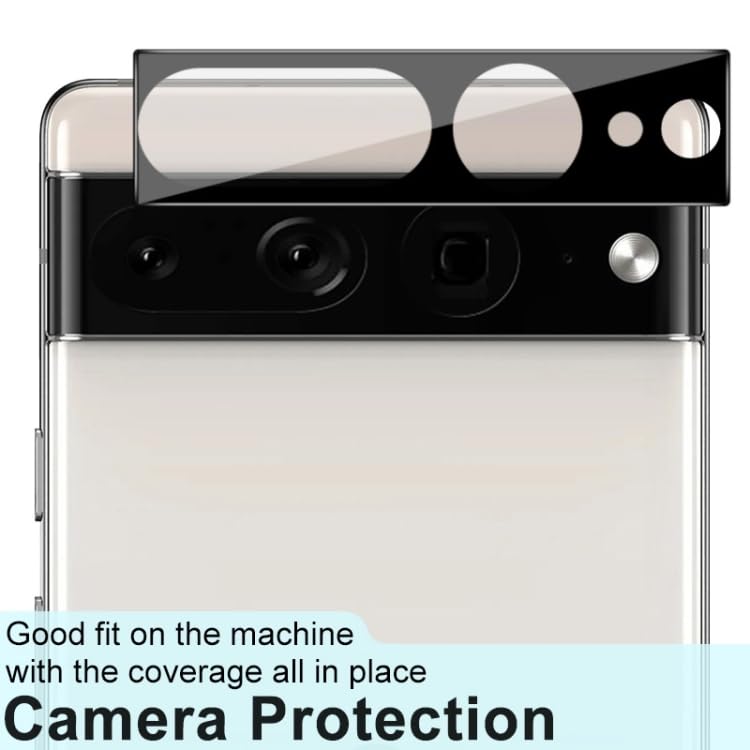 Image of Xmon Camera Lens Protector for Google Pixel 7 Pro (1 Pack) - 3D Premium Tempered Glass, Ultra-Clear, Anti-Scratch, Easy Installation - Black