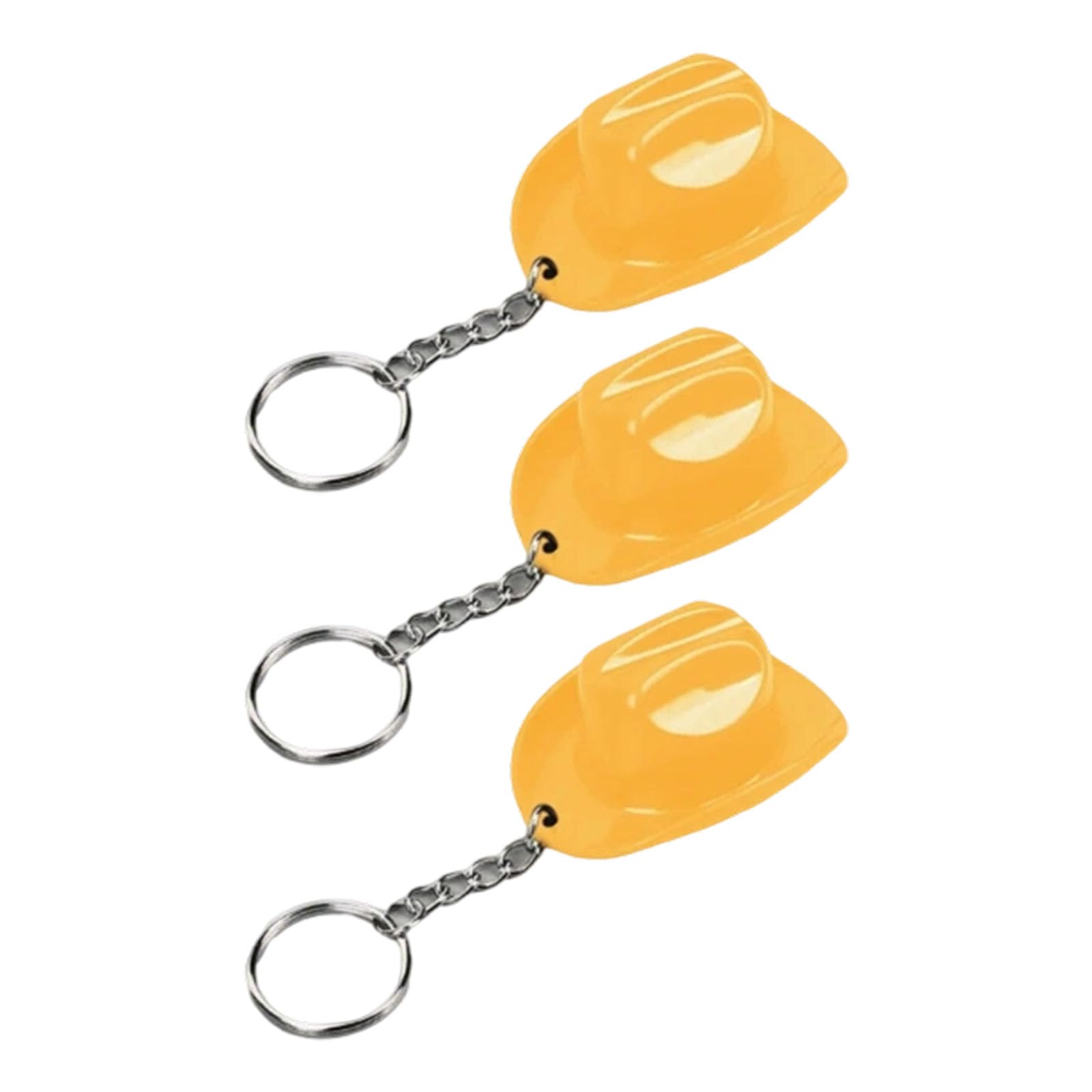 LUCKGONI ABS Colorful Cow Boy Hat Bottle Opener Keychain Portable for Outdoors Adventure and Social Event