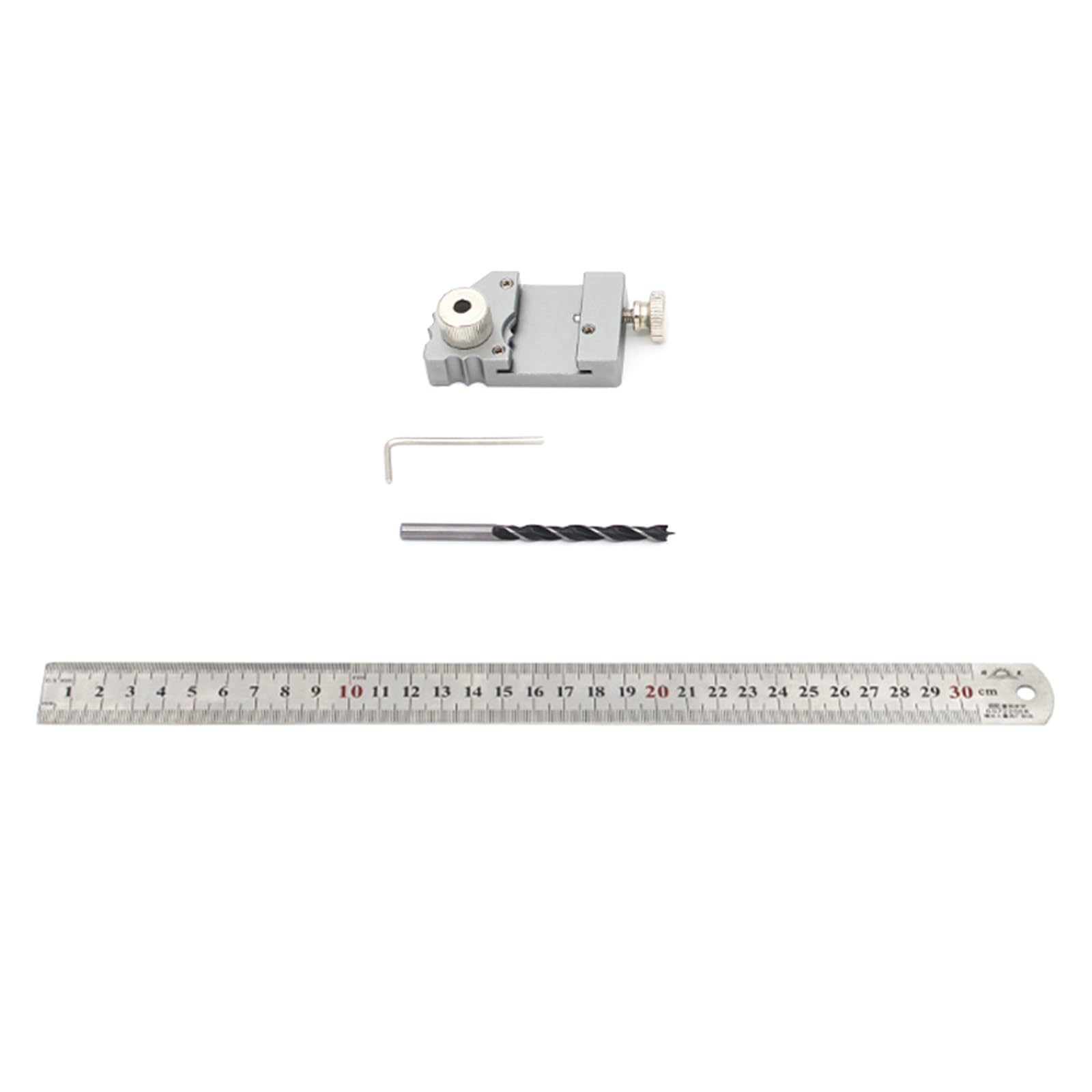 Alloy Layout Tool with 45 90 Degree Scale for Accurate Woodworking Stone Marking & Drilling 25mm Thick Materials Cutting Woodworking Marking Tool