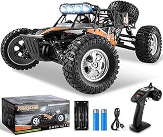 BEZGAR HB121 Hobby Grade 1:12 Scale Beginner RC Trucks, 4WD High Speed 42 Km/h All Terrains Electric Toy Off Road Sand Rall Buggy RC Truck with Rechargeable Batteries for Boys Kids