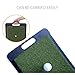 Jugaoge 60cm x 30cm Golf Swing Mat - Dual Grass Texture Indoor Hitting Pad, Portable & Space-Saving for Home Practice Green 60cm * 30cm
