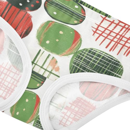 GuoChe Organic Cotton Panties Breathable Triangle Panties Organic Underpants for Toddler in Sizes 2T,3T, 4T, 5T, 6Y and 8Y4