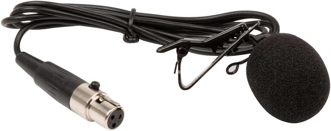 VocoPro LAVBMCA Optional Compatible Headphone Accessory Lavaliere Microphone for The BENCHMARK-Dual and BENCHMARK-Quad