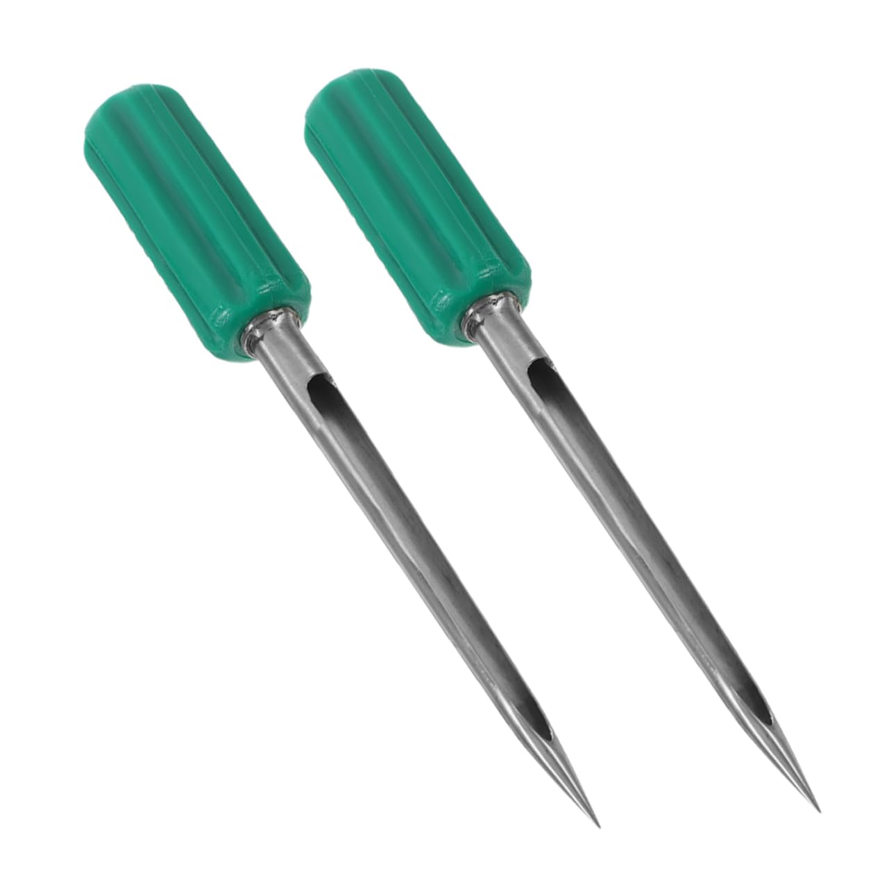 TOYANDONA Muestreador de Granos Reutilizable 2 Piezas, Sonda de Muestreo de Acero Inoxidable Mango Plástico, 25 Cm, para Polvo, Semillas y Experimentos Agrícolas en Laboratorio y Granja