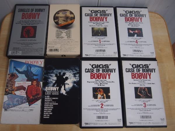 Amazon.co.jp: 4999 VHS ビデオ BOOWY 8本 布袋寅泰 3本 氷室