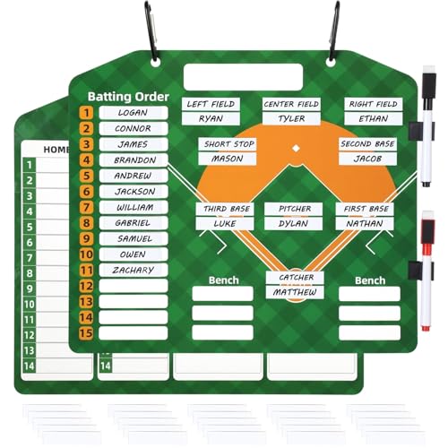 Double-Sided Baseball Lineup Board