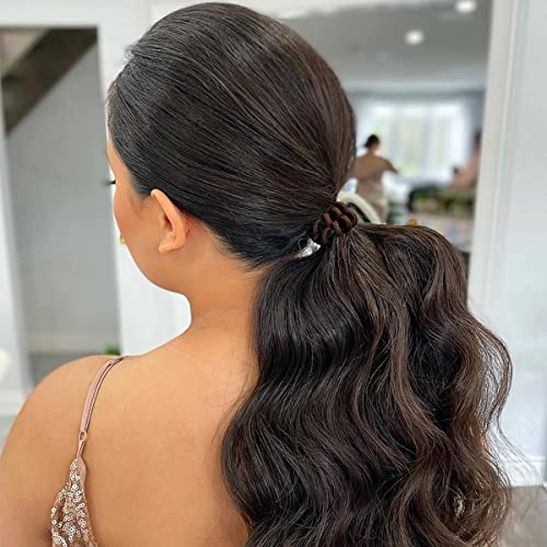 18 Pieces Spiral Hair Ties Ponytail Holder Coil Hair Ties For Thick Hair Thin Hair No Crease Hair Ties For Women Girls Phone Cord Hair Ties For All Hair Types(Light Coffee, Deep Coffee, Dark Gray) #TOP3