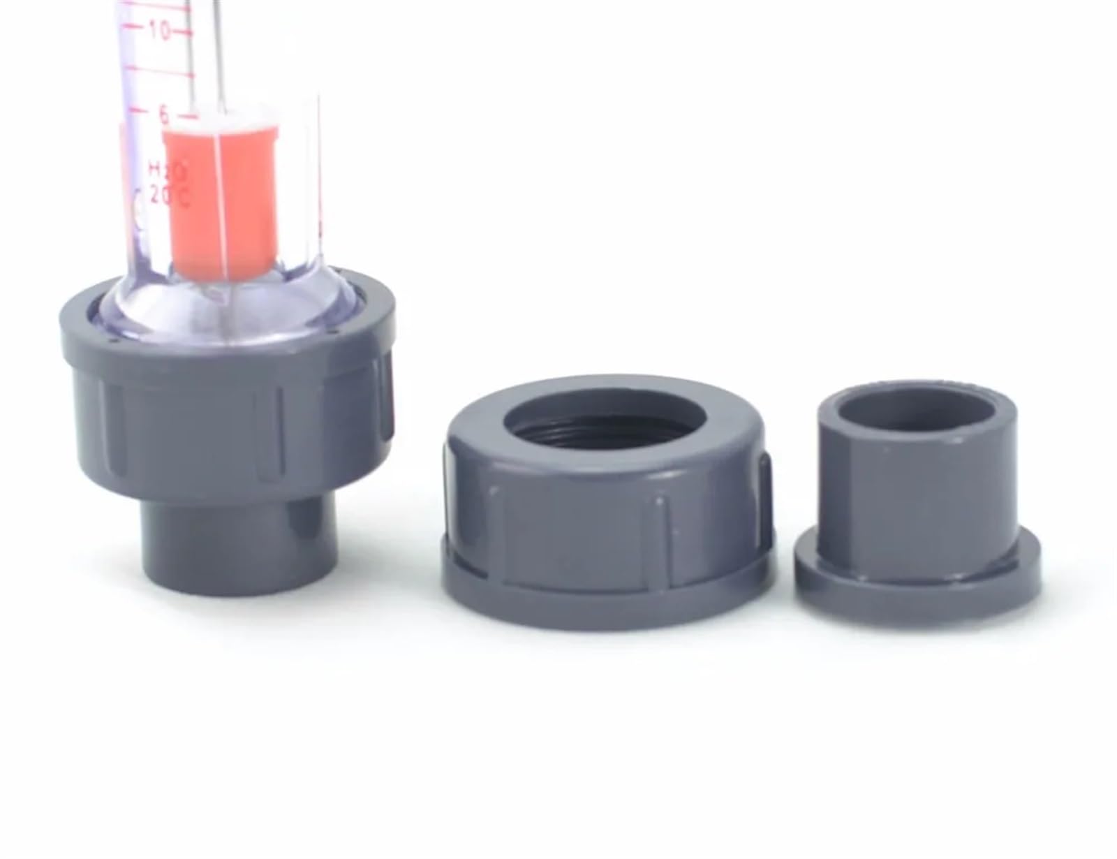LZS-15 6 a 60L/H ~ 1000L/H Rotámetro de agua for tuberías Medidor de flujo(16-160LPH)