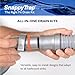 Snappy Trap Universal Flexible P Trap Bathroom Sink Drain Plumbing Kit, No Leaks, Easy No Tool Installation, 9-13 Inches Flexible Hose Length & 16 Inches Product Length (DK-105 Silver)