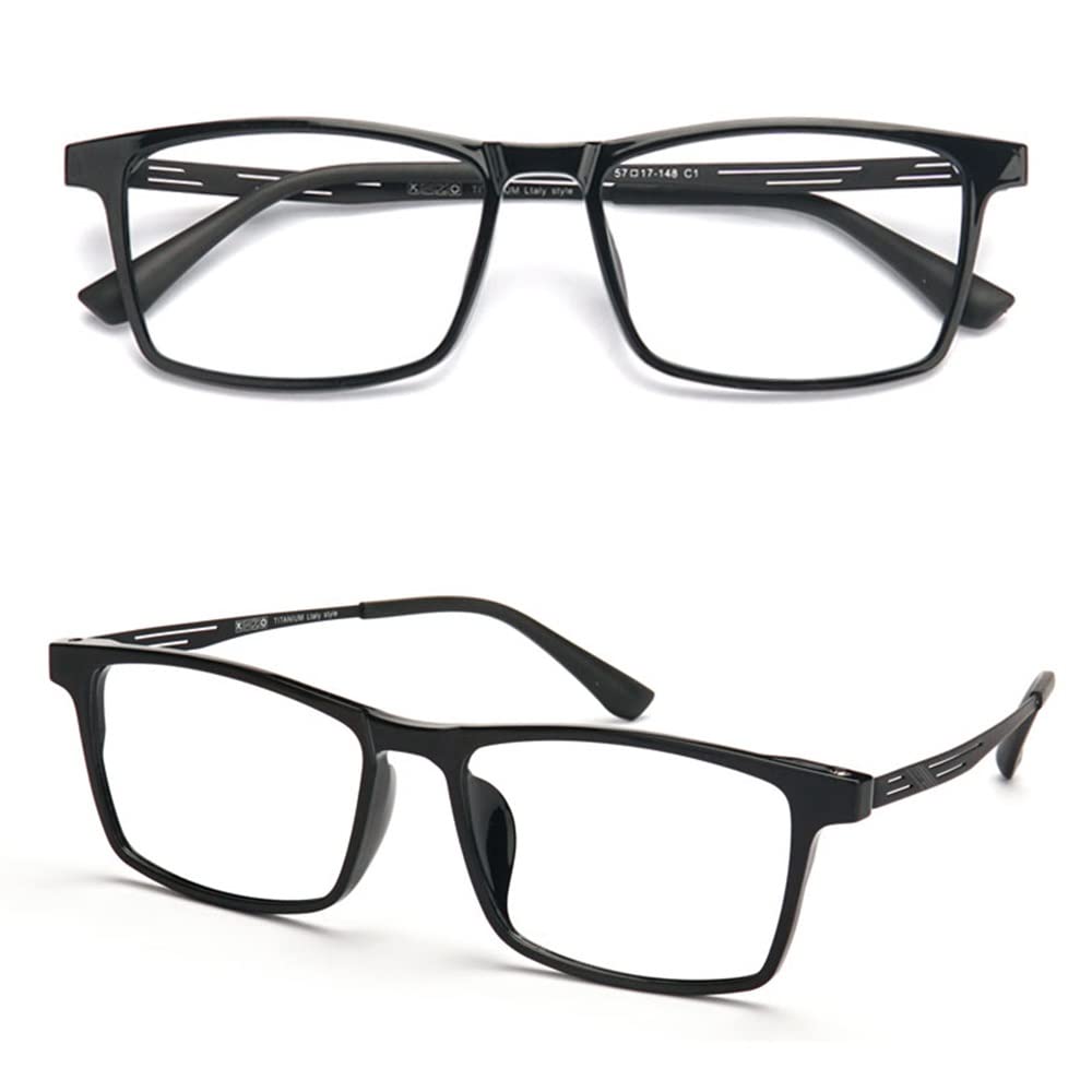 Lesebrille Sonnenbrille 1.0-3.5 Herren Bifokale Gleitsichtbrille Lesehilfe Getönt Anti UV Schutz Flexibel Rahmen Multifokal Sehhilfe Augenoptik (Color : Bright Black, Size : +2.00)