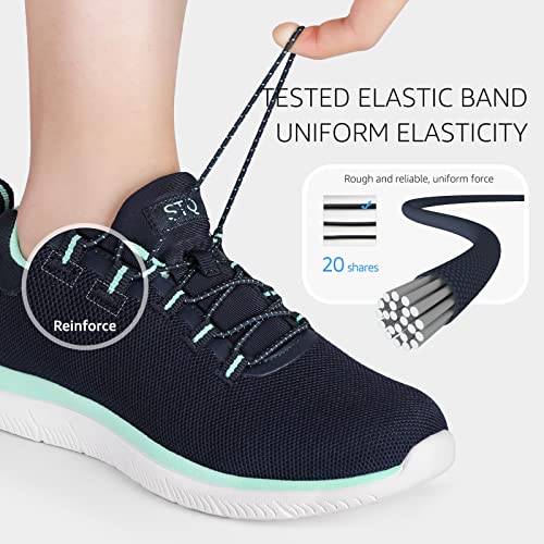 STQ Womens Walking Shoes Slip On Mesh Sneakers Lightweight Comfortable Arch Support4