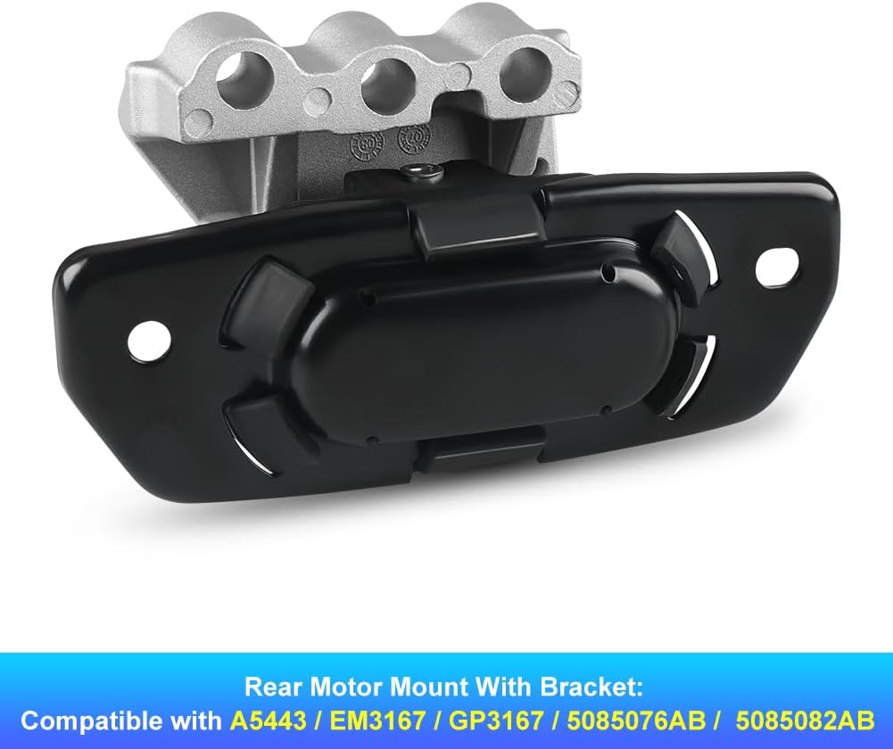 JDMON 4Pcs Engine Motor & Transmission Mount Kit Replacement for Chrysler Sebring 2.4L, 2.7L, 3.5L 2007-2010, Dodge Avenger 2.7L, 3.5L 2008 2009 2010 Compatible with A5465, A5469, A5420, A5443