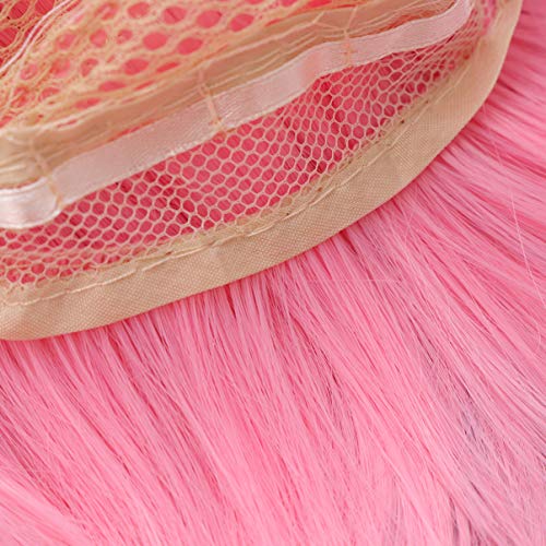 FRCOLOR Gradiente Comprimento MÃ©dio Peruca 1 PeÃ§a Arco-Ãris Colorida Peruca Halloween Cosplay Peru