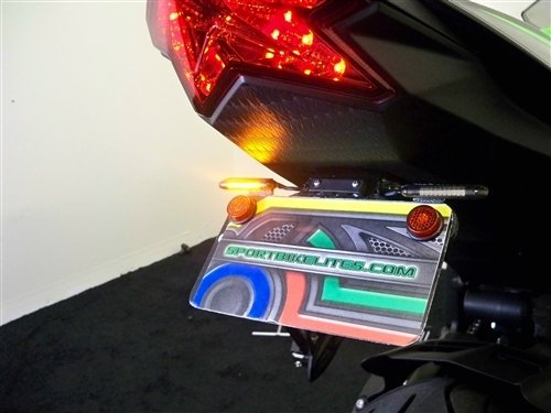 Amazon.com: LED Fender Eliminator Kit for Ninja ZX6R - Red Turn