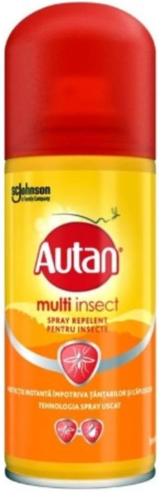Autan Multi Insect Spray, Multi Insect Protection Against Mosquitoes, Biting Flies and Ticks, 100 ml | Multi Insect Protection, Against Mosquitoes, Biting Flies and Ticks