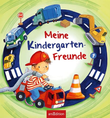 Ars Edition GmbH Kindergarten-Freunde (Fahrzeuge): Freundebuch ab 3 Jahren für Kindergarten und Kita, für Jungen und Mädchen, 4489120919