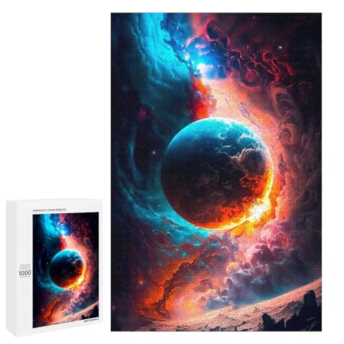 Puzzle adulte 1000 pieces nuages spatiaux pour soiree detente