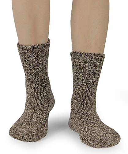 Image of BenSorts Women's Winter Boots Socks Thick Warm Cozy Crew Socks Solid Color Gifts