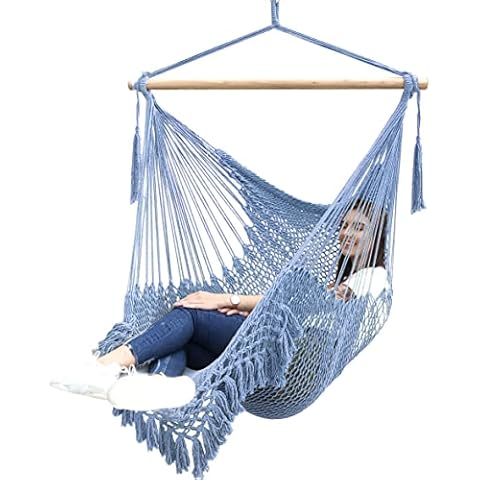 Chihee Silla de Hamaca Colgante de Cuerda de algodón Cover