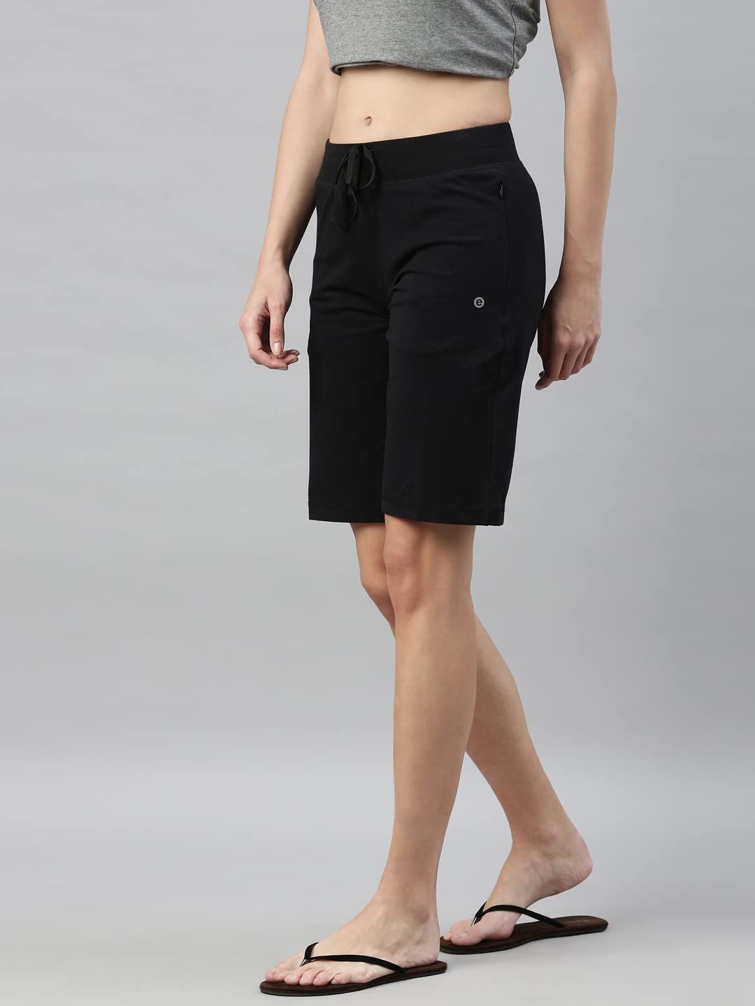 Enamor E044 Essentials Womens City Shorts - Image 3 thumbnail