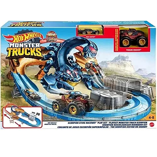 Hot Wheels Monster Truck Pista Escape Do Escorpi&atilde;o GNB05 - Mattel