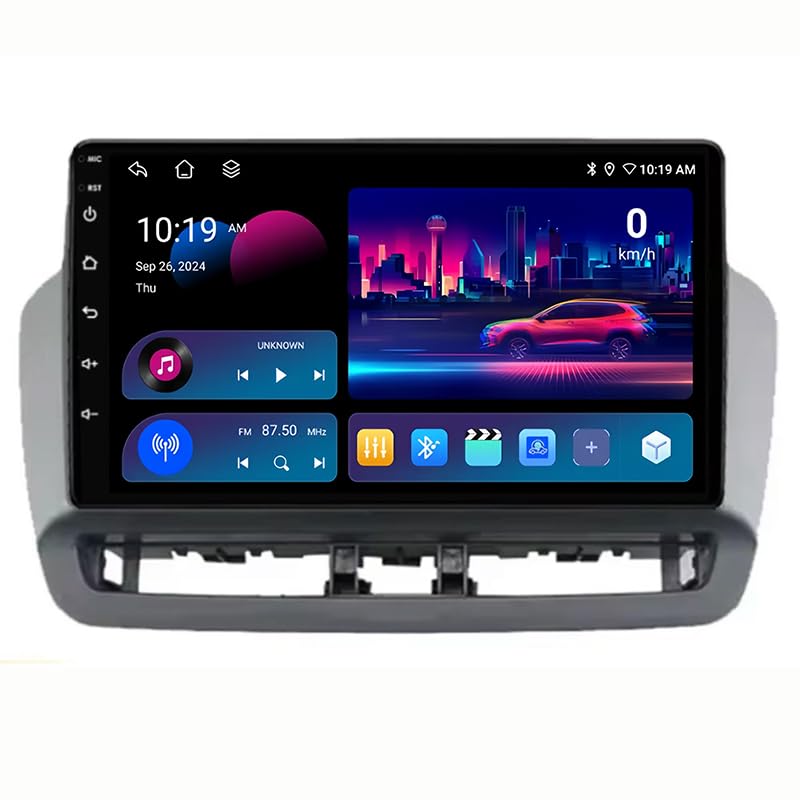 JianJz Estéreo para Coche Android con Pantalla táctil de 9 Pulgadas para Seat Ibiza 2012-2015 Plug and Play Doble DIN navegación GPS Control Multimedia en el Volante,8 Core 4G+WiFi 6G+128G