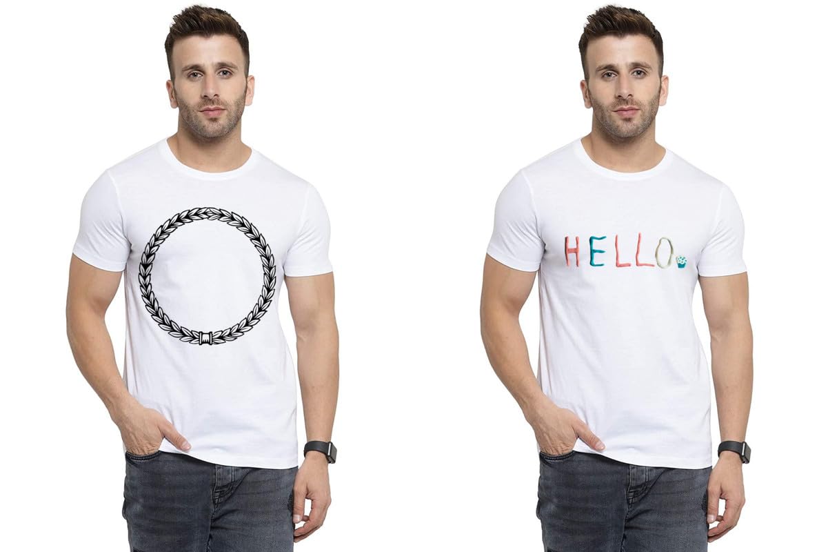 Tahira - Where Fashion Begins | MK-007| Polyester Graphic Print T-Shirt | for Men & Boy