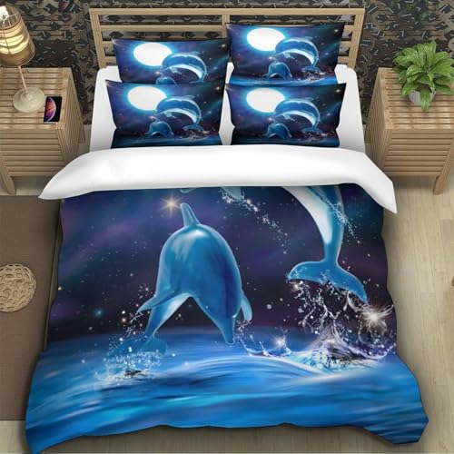 Housse de couette disco impression 3D premium King en microfibre douce - 5
