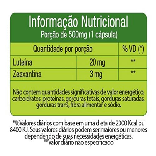 Luteina + Zeaxantina - 60 Cápsulas - Herbamed, Herbamed