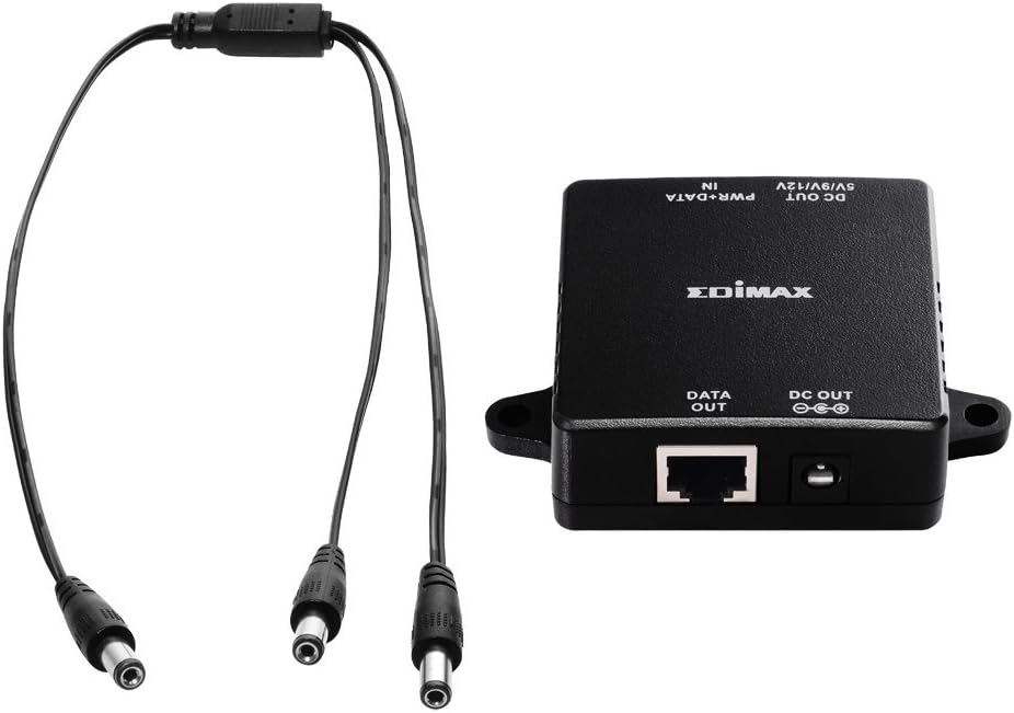 Holiday Deals 🛒 Edimax Pro Compact Gigabit PoE+ Splitter with Adjustable 5/9/12V x 2A Output, IEEE 802.3at, Delivers Data and Power from PoE Runs to Non-PoE Devices for up to 100 Meters, GP-101ST Best Cyber Monday 🔥 Edimax Pro Compact Gigabit PoE+ Splitter with Adjustable 5/9/12V x 2A Output, IEEE 802.3at, Delivers Data and Power from PoE Runs to Non-PoE Devices for up to 100 Meters, GP-101ST
