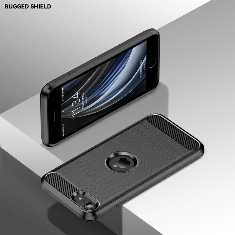 Image of Basic Case for iPhone SE 2020 (Carbon Fibre Black)