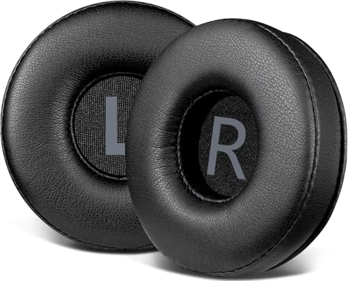 M.G.R.J® Headphone EarPads for JBL Tune 450BT (T450BT)/ 460BT(T460BT)/ 500BT (T500BT)/ 510BT/ 520BT, Ear Pads Cushions for JR 300BT/JR300/310BT/JR310/E40BT (Soft|PU Leather Cushions|Black)