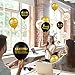 45 Pieces 12 Inch Coworker Going Away We Will Miss You Farewell Balloon funny goodbye party later traitor deco Office Balloons Retirement Latex Balloon with 2 Ribbon Colleague (Black, Gold, White)
