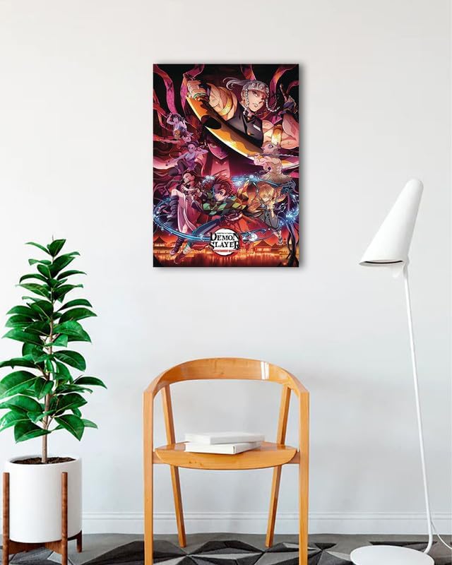 BUY ART FOR LESS Officially Licensed Demon Slayer Entertainment District 24 x 36 Inch Art Poster - Decorative Print - Poster Paper - Ready to Frame image 3