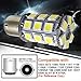 Ruiandsion 2pcs 1156 BA15S LED Light Bulbs Super Bright 5050 Chips 27SMD DC 6V LED Bulb for Reverse Turn signal Light,White