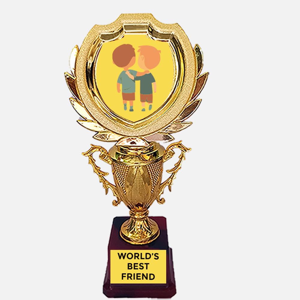 Breeze Pure Best Friend Trophy, Friend Award, Best Friend Award, World Friend Trophy, Friend Gift, Birthday Gifts Friend Girl, Friends Forever Trophy, for Boys-picture-27