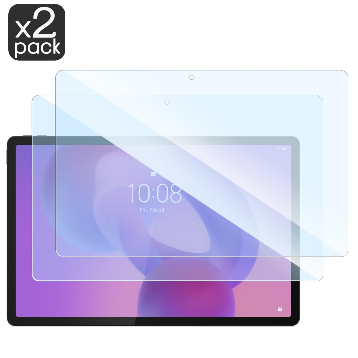 VacFun Anti Luce Blu Vetro Temperato Pellicola Protettiva, Compatibile con CENAVA F158G 15.6 Visible Area, Protezioni Schermo Cover(non piena copertura