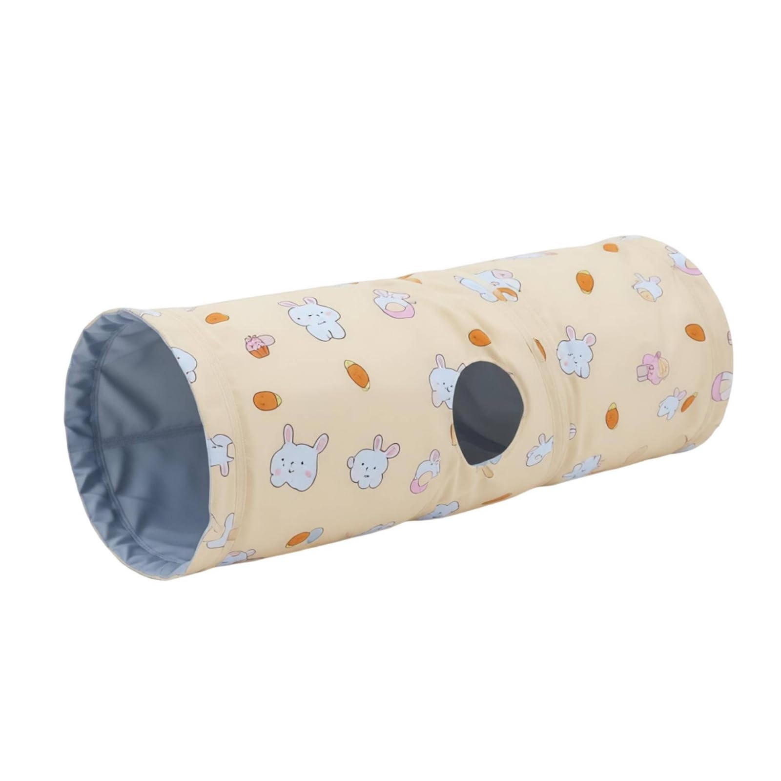 Lit Tunnel Rembourré Tunnel Jeu Moelleux Cachette pour Chats, Repos, Maison, M-78 25 25CM, Tunnel De Refroidissement pour Lapin