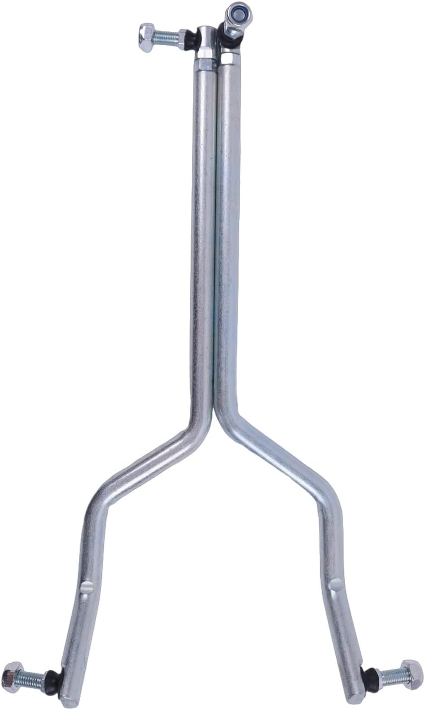 LH & RH Adjustable Steering Drag Link Tie Rod GY20491 GY20492 Compatible with JD G110 L100 L105 L107 L108 L110 L111 L118 L120 L130 Includes 4 Locknuts