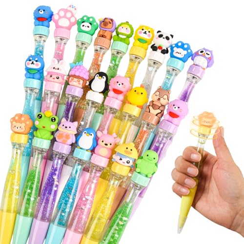Stylos à bille mignons LiYiQ papeterie kawaii animaux pour bureau et étudiants