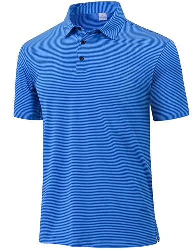 Image of Polo Shirts for Boys Golf Polo Shirt Short Sleeve Boys Performance Polo Dry Fit Stretch Collared UPF50+ Kids Golf Shirts