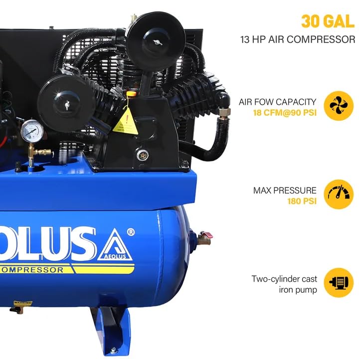 AEOLUS 30 Gal Gas Powered Compressor
